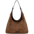 Grand Sac Hobo Souple Effet Daim