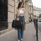 Grand Sac à Main Cabas XL Fourre-Tout Daim Suède David Jones