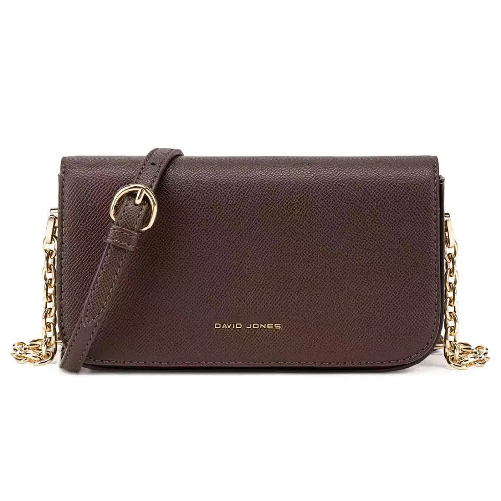 Petit Sac Bandoulière Femme à Rabat et Chaîne Dorée
