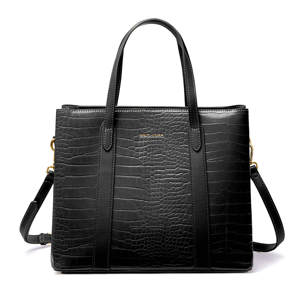 Sac à main cabas crocodile David Jones
