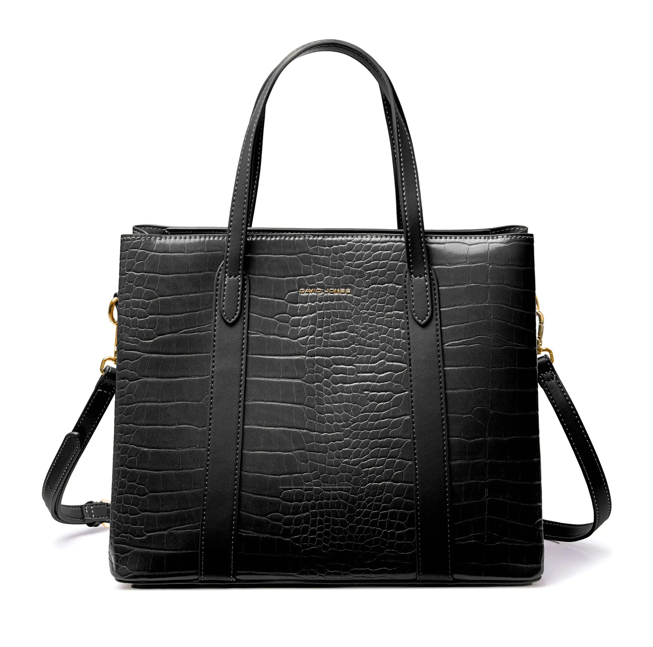 Sac à main cabas crocodile David Jones