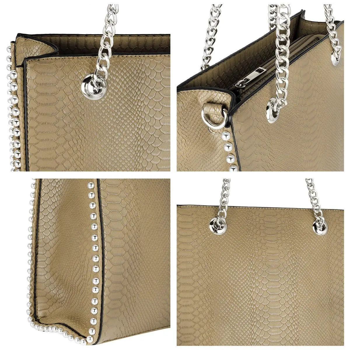 Sac à main à billes porté épaule chaînes CRAZYCHIC