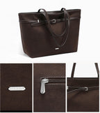 Grand sac à main shopping daim David Jones