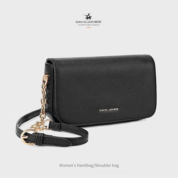 Petit Sac Bandoulière Femme à Rabat et Chaîne Dorée
