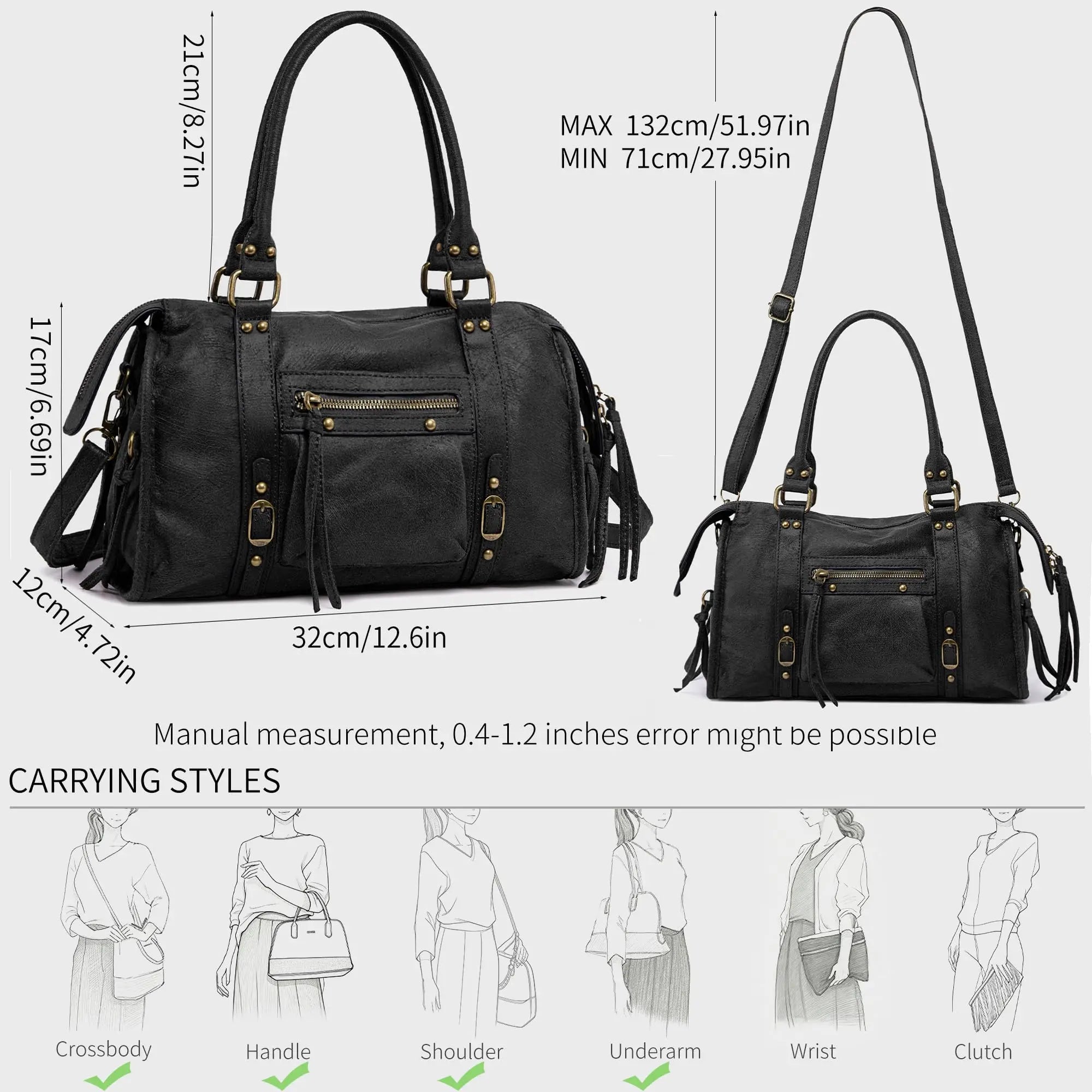 Petit Sac à Main Daim Porté Bandoulière Epaule Suède David Jones