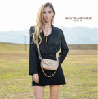Petit sac bandoulière chaines David Jones