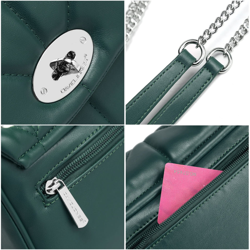 Sac bandoulière matelassé David Jones