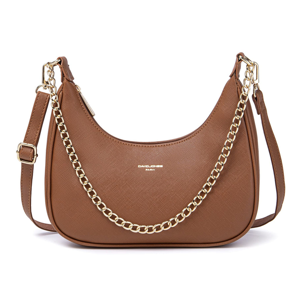 Petit sac porté épaule forme banane David Jones