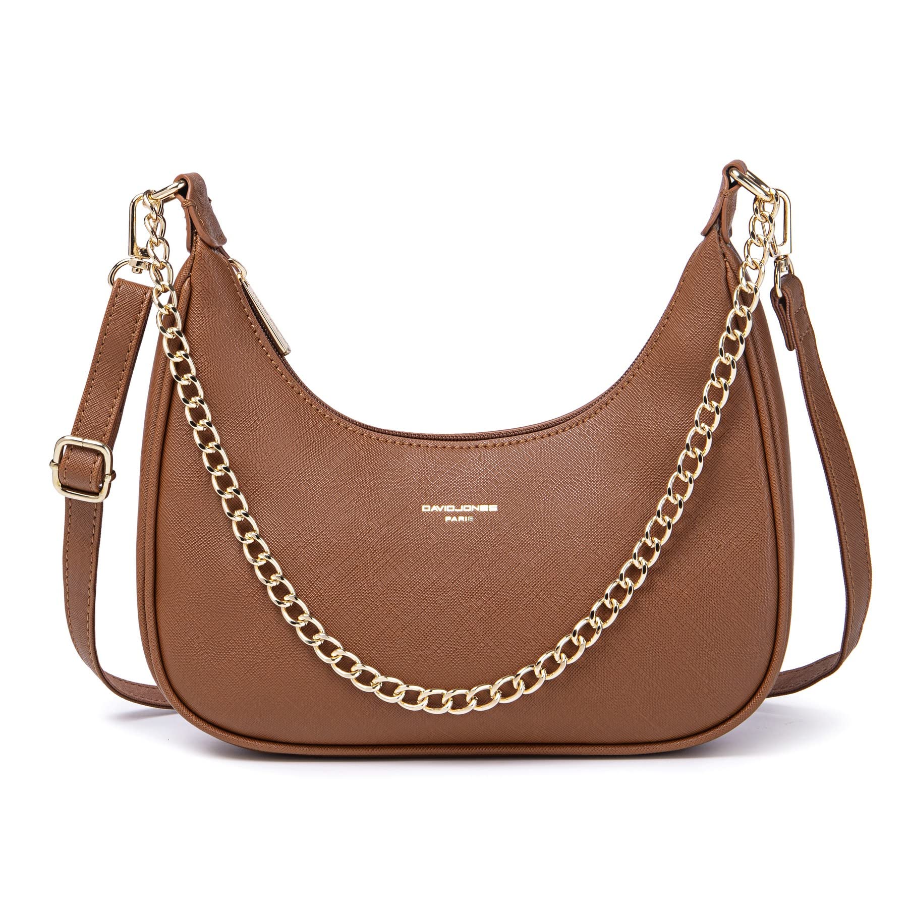 Petit sac porté épaule forme banane David Jones
