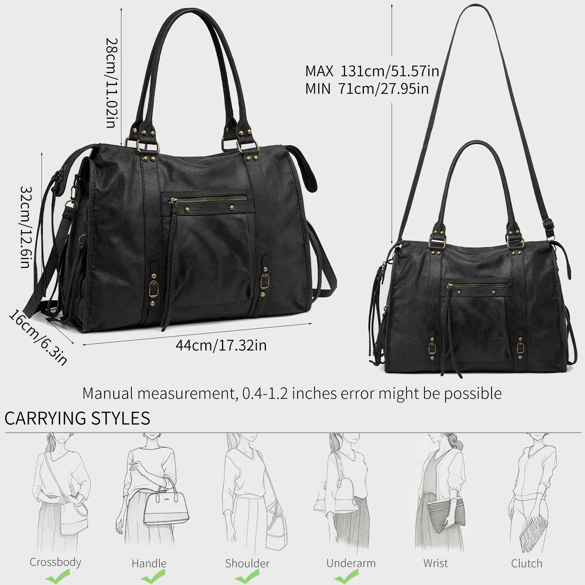 Grand Sac à Main Cabas XL Fourre-Tout Daim Suède David Jones