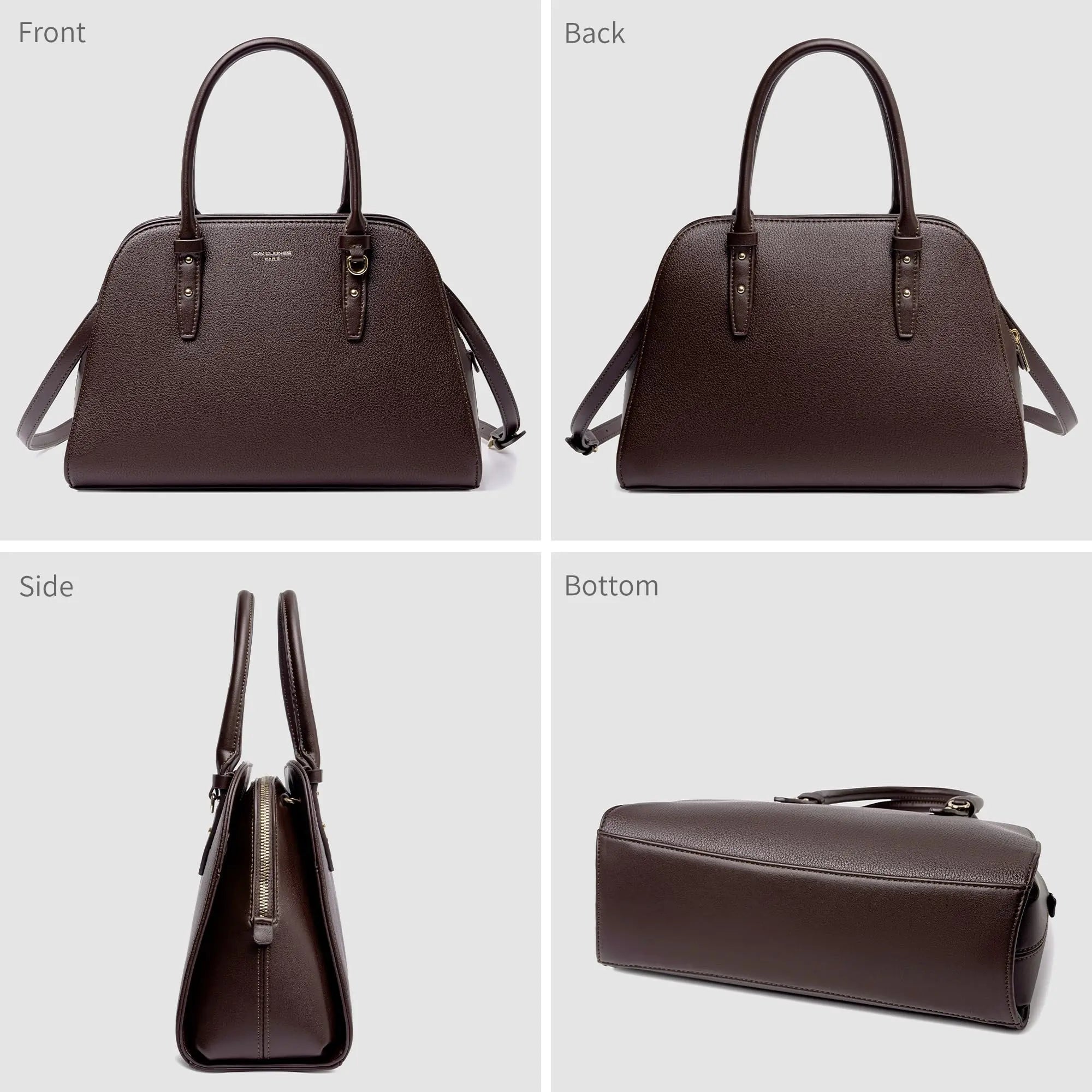 Sac à Main cabas à 3 compartiments de taille moyenne David Jones