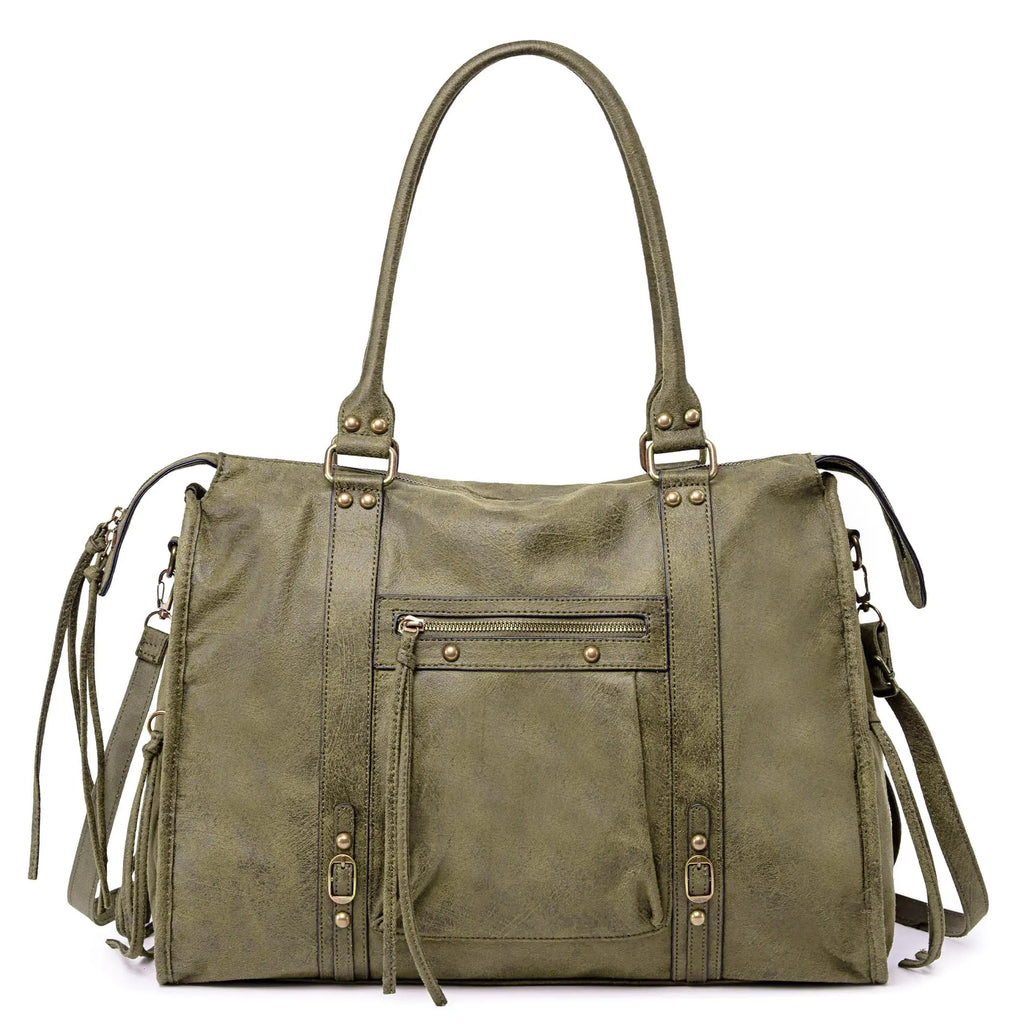 David Jones - Grand Sac à Main Femme Cabas Fourre-Tout Daim Suède David Jones