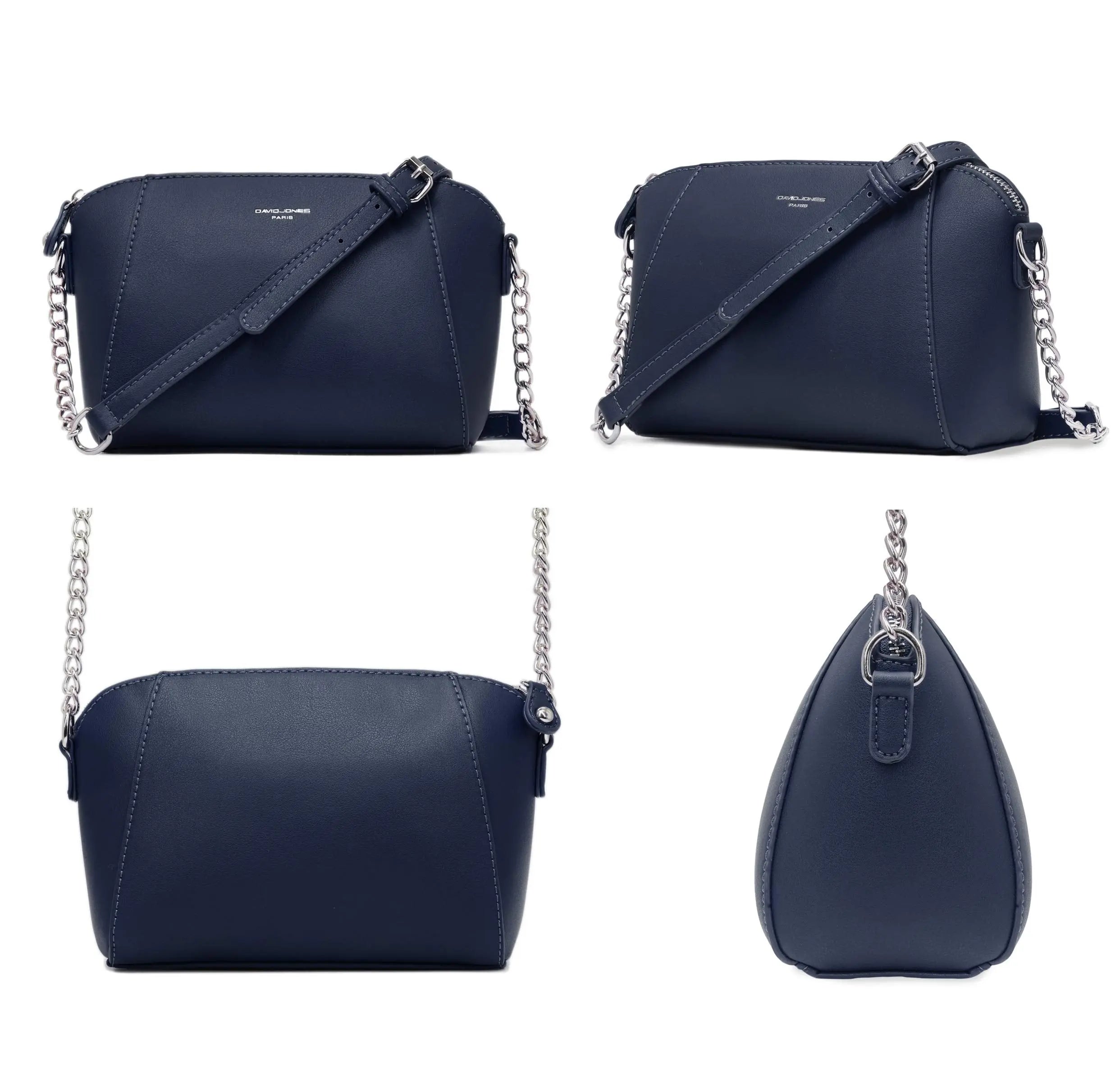 Petit sac bandoulière trapèze David Jones