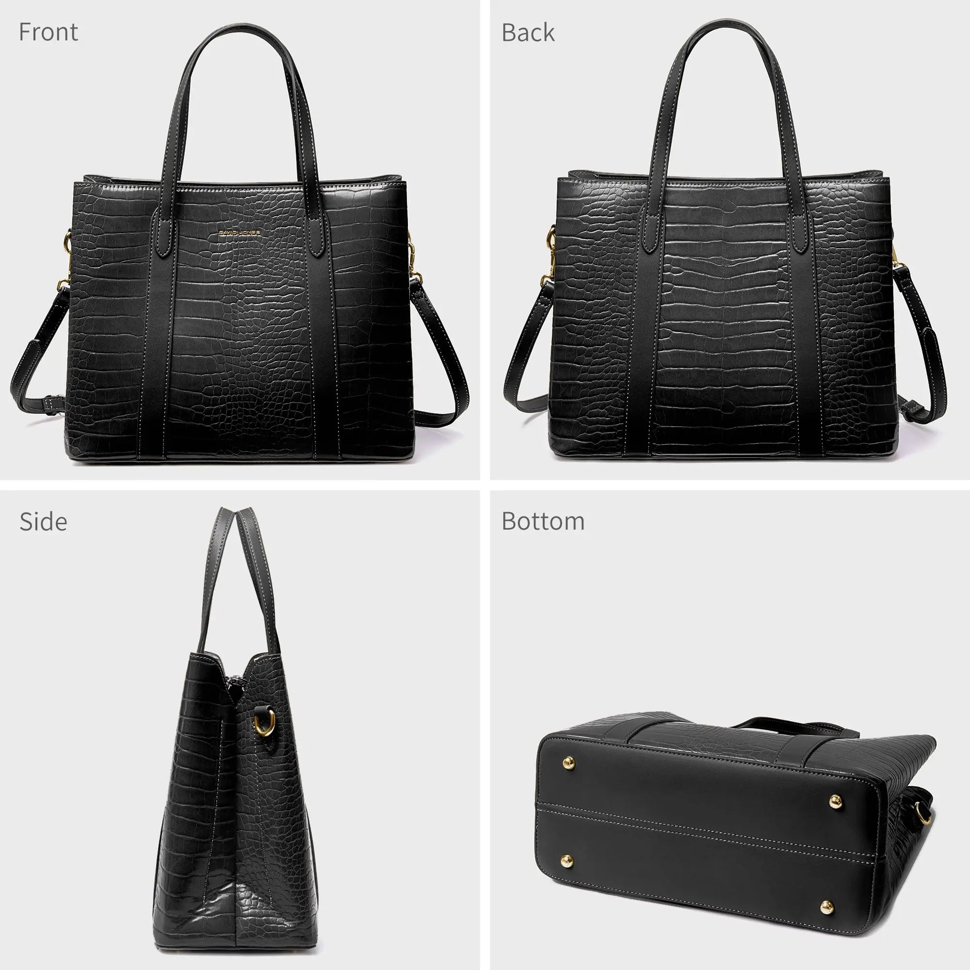 Sac à main cabas crocodile David Jones