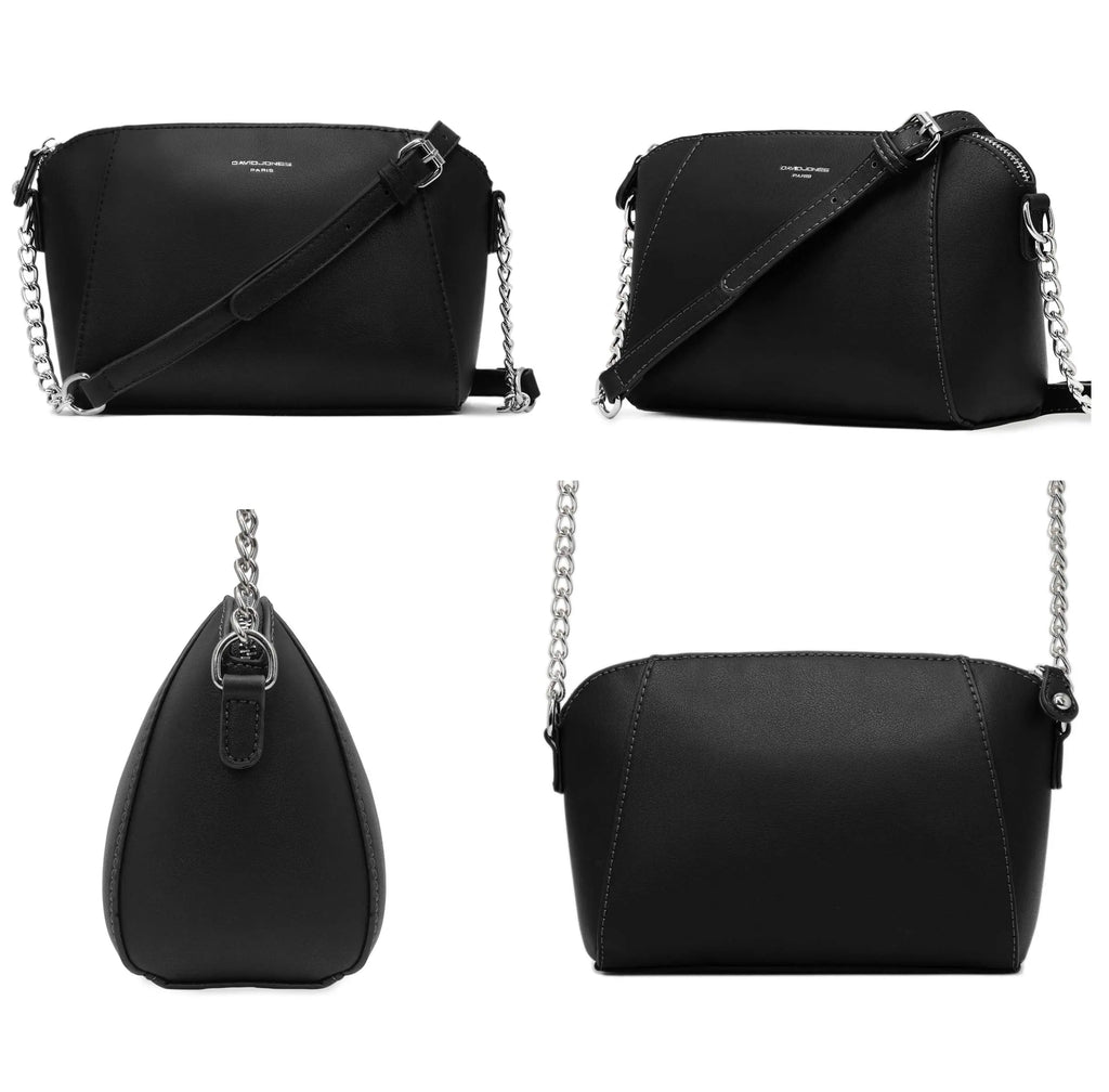 Petit sac bandoulière trapèze David Jones