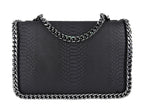 Sac bandoulière chaîne cuir serpent matelassé CRAZYCHIC