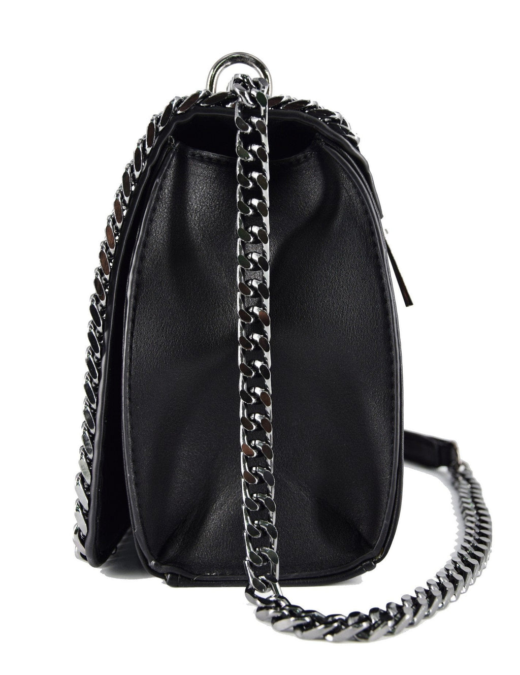 Sac bandoulière chaîne cuir serpent matelassé CRAZYCHIC