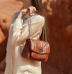 Sac bandoulière matelassé David Jones