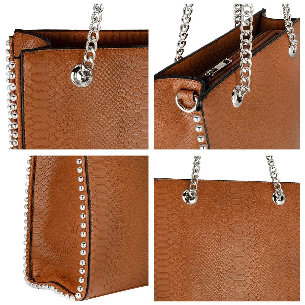 Sac à main à billes porté épaule chaînes CRAZYCHIC