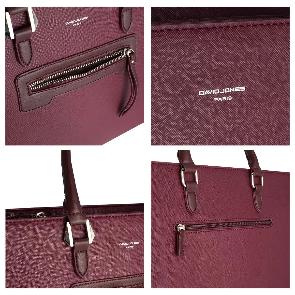 Grand sac à main cabas multiples David Jones