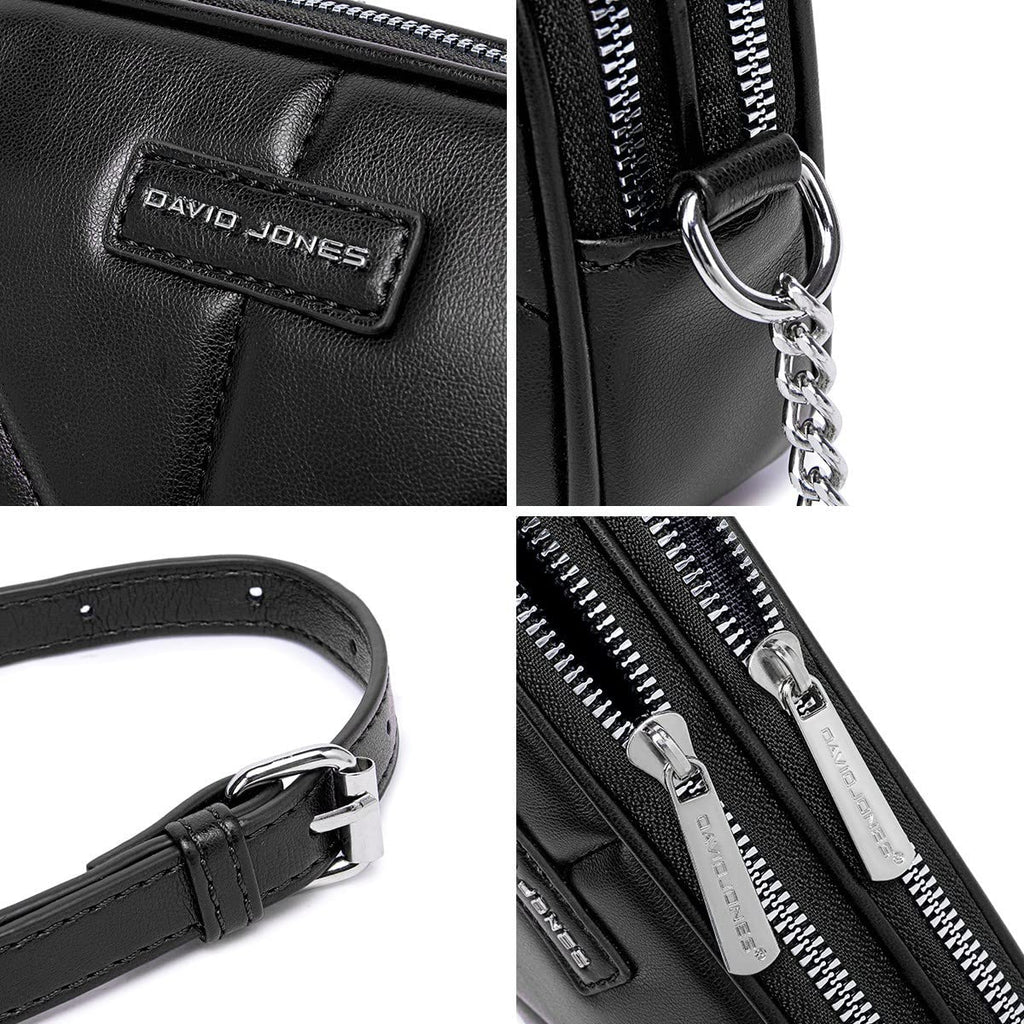 Petit sac bandoulière multipoche David Jones
