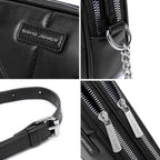 Petit sac bandoulière multipoche David Jones
