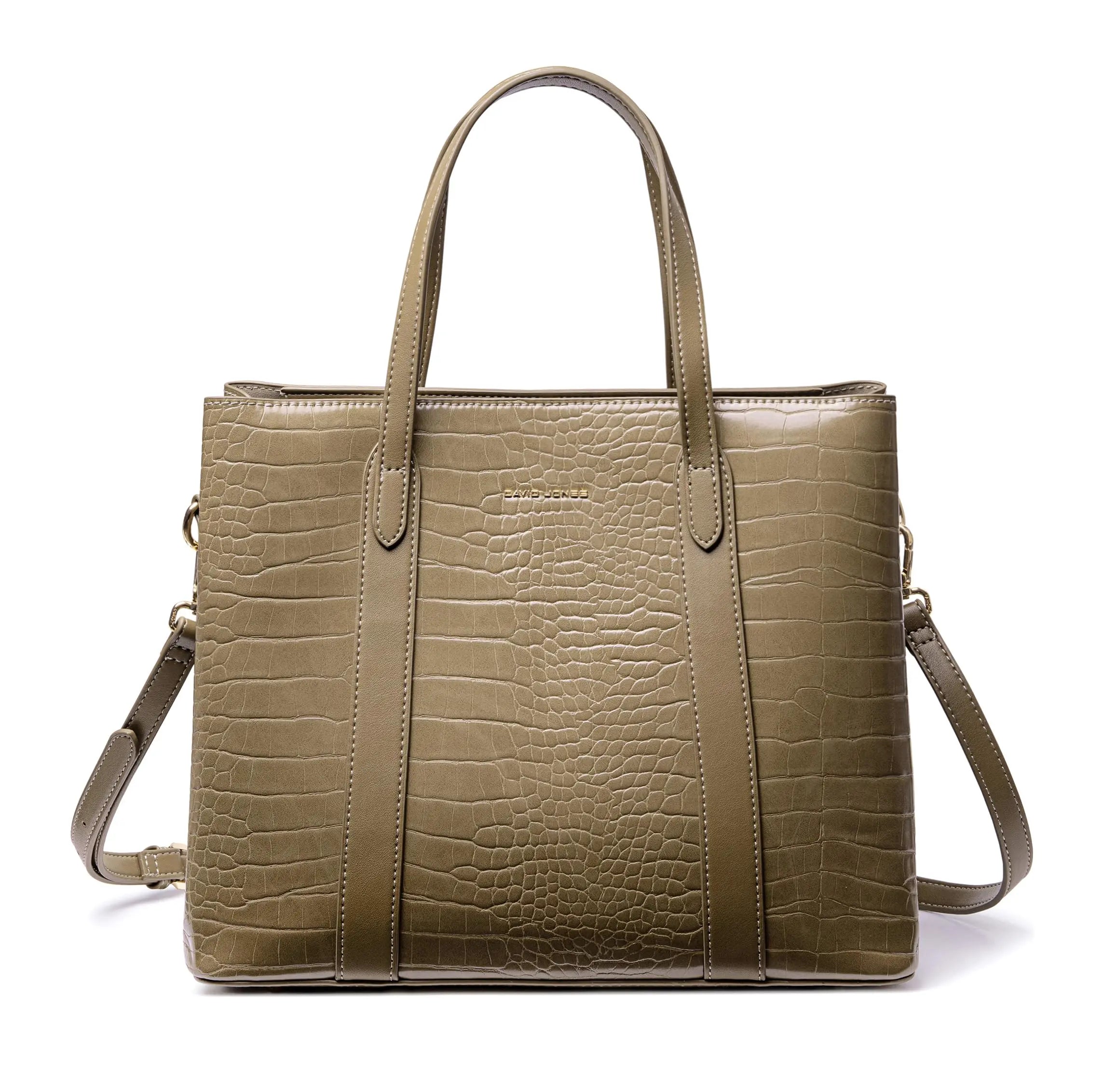 Sac à main cabas crocodile David Jones