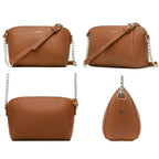 Petit sac bandoulière trapèze David Jones