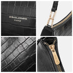 Petit sac bandoulière crocodile David Jones