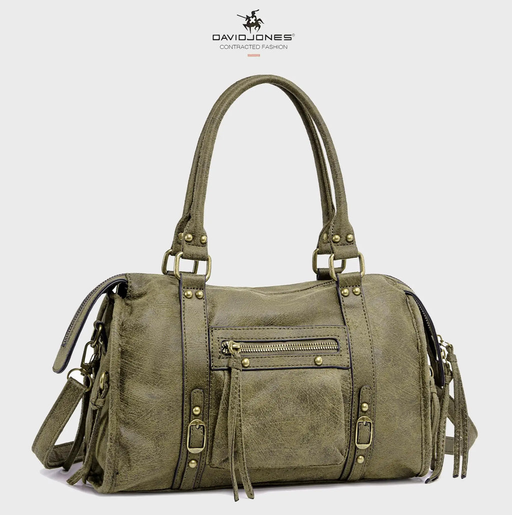 Petit Sac à Main Daim Porté Bandoulière Epaule Suède David Jones
