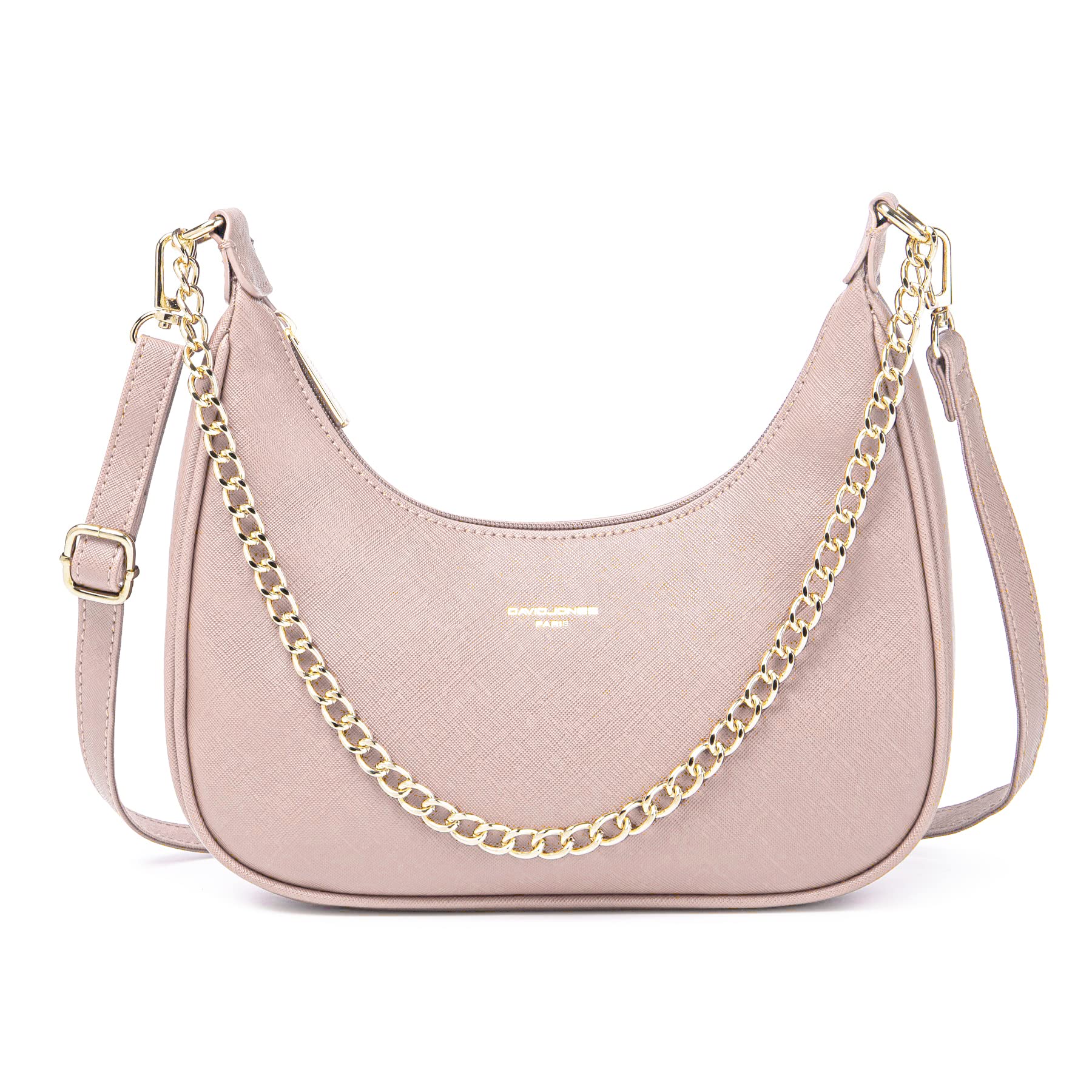 Petit sac porté épaule forme banane David Jones