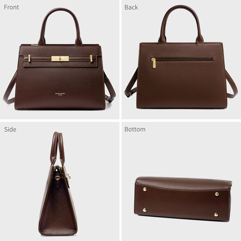 Sac à Main bandoulière avec une élégante boucle ceinture dorée David Jones