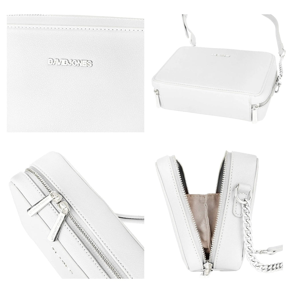 Petit sac bandoulière rectangulaire David Jones