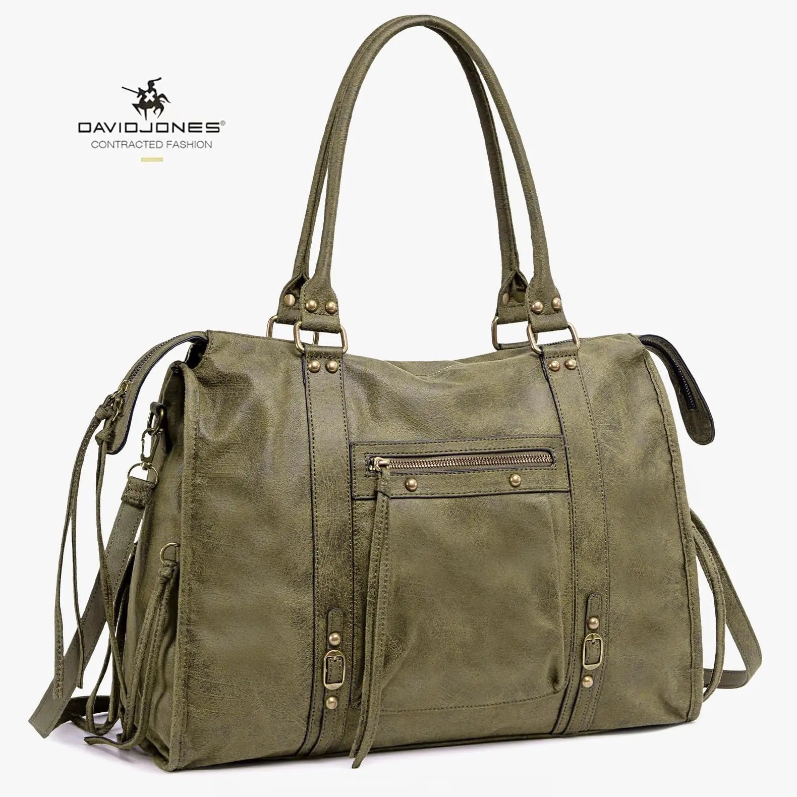 Grand Sac à Main Cabas XL Fourre-Tout Daim Suède David Jones
