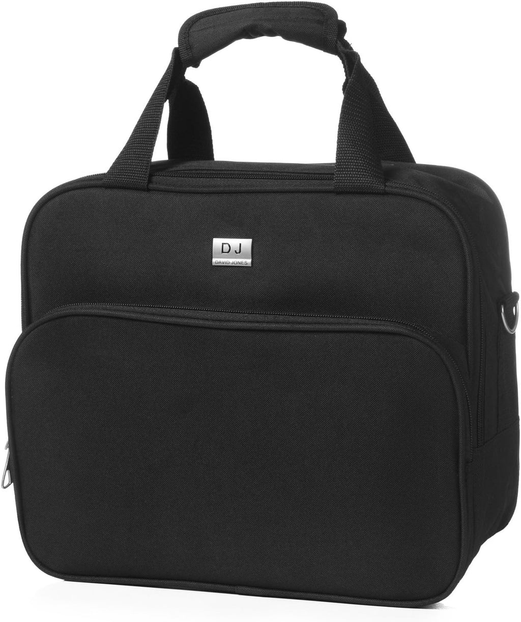 Set Trolley Valise Cabine + Vanity NOIR David Jones