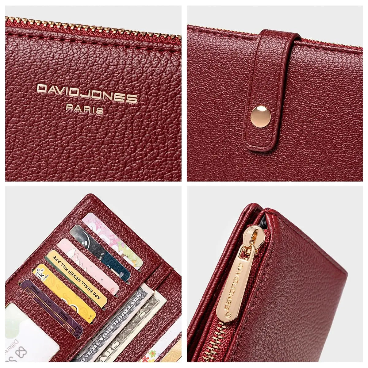 Portefeuille compagnon long David Jones