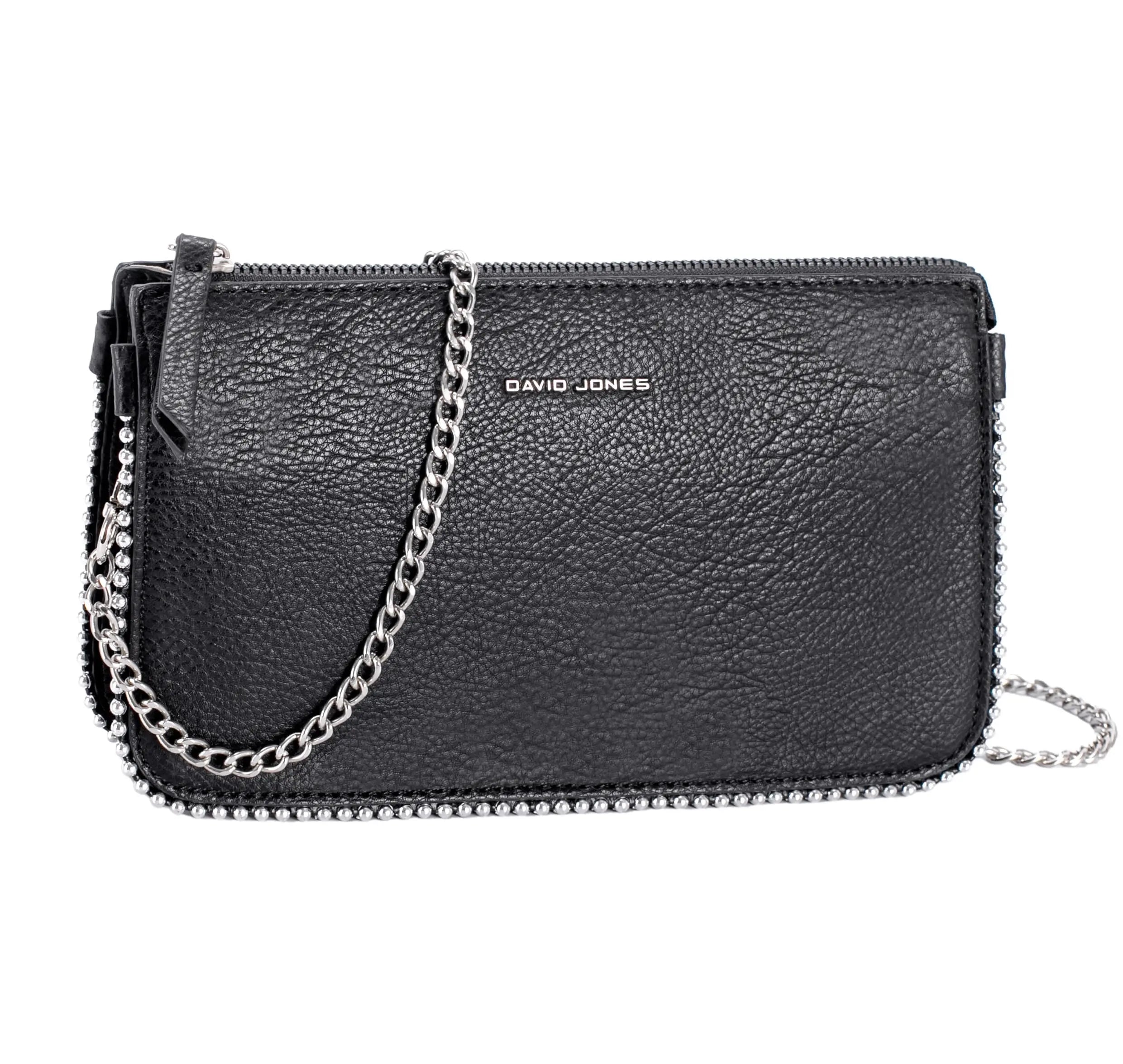 Petit sac bandoulière perle David Jones