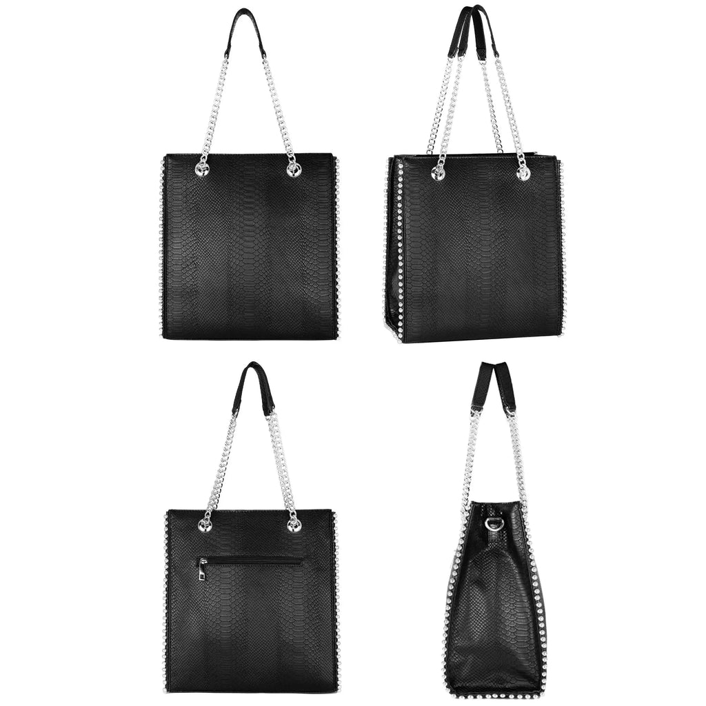 Sac à main à billes porté épaule chaînes CRAZYCHIC