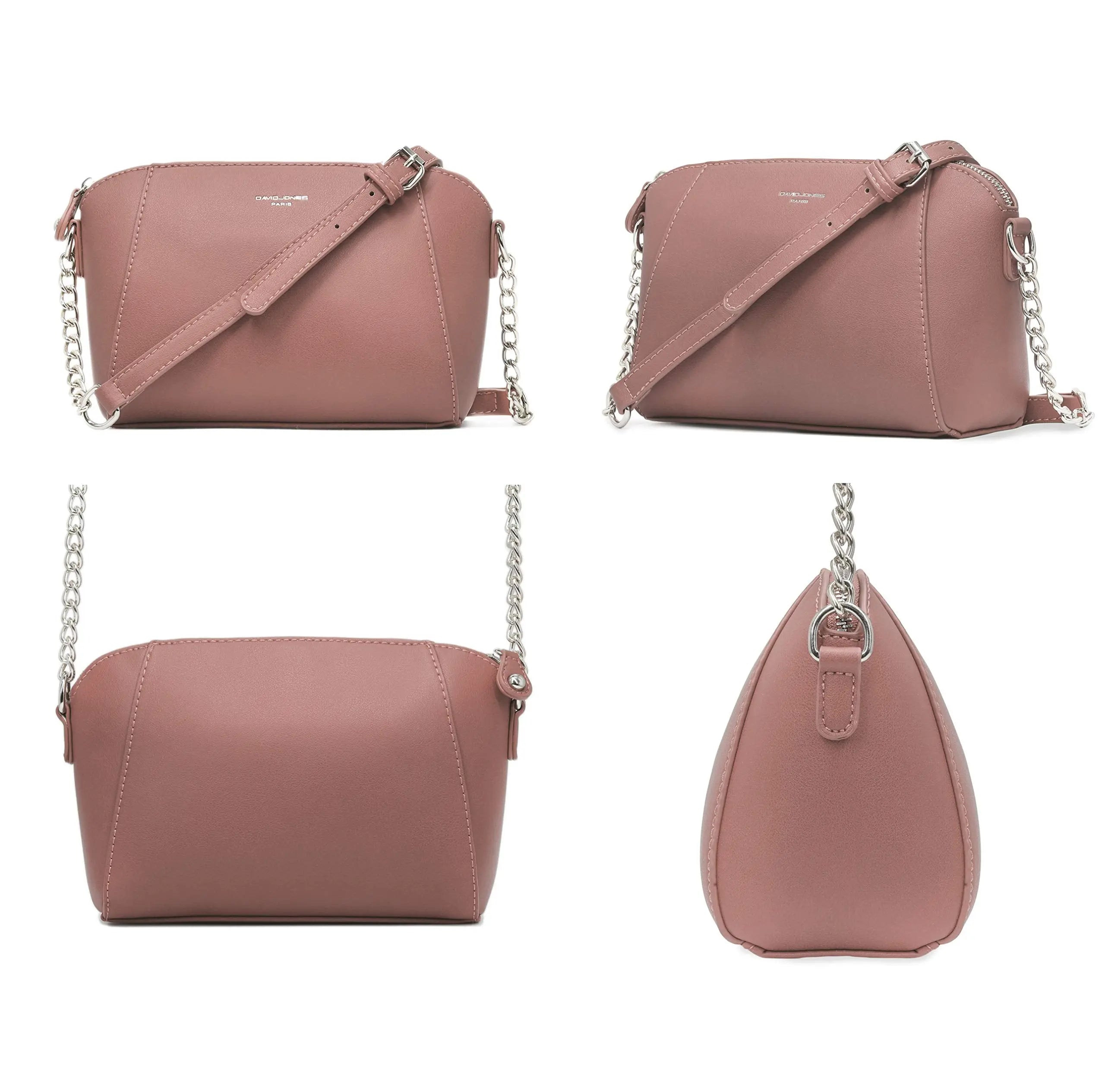Petit sac bandoulière trapèze David Jones