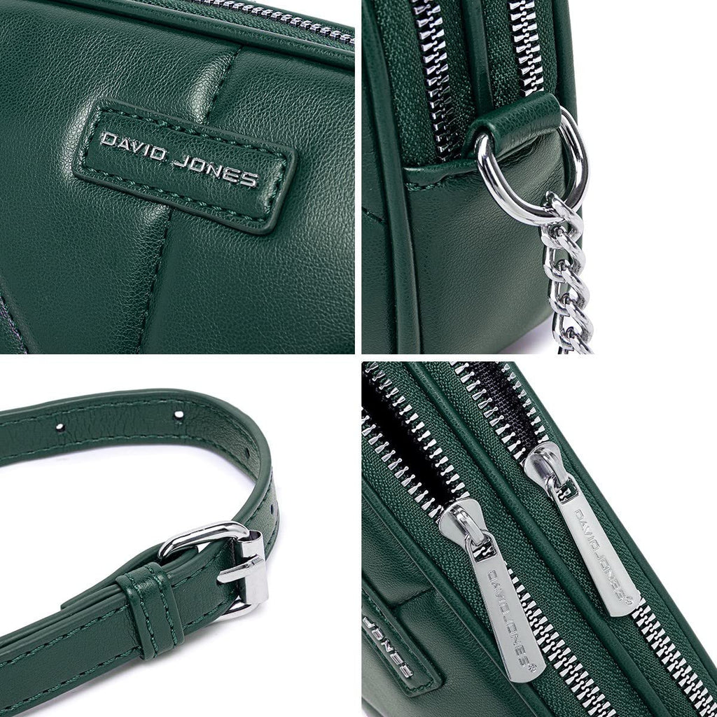 Petit sac bandoulière multipoche David Jones