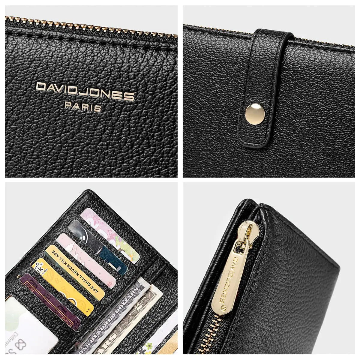 Portefeuille compagnon long David Jones