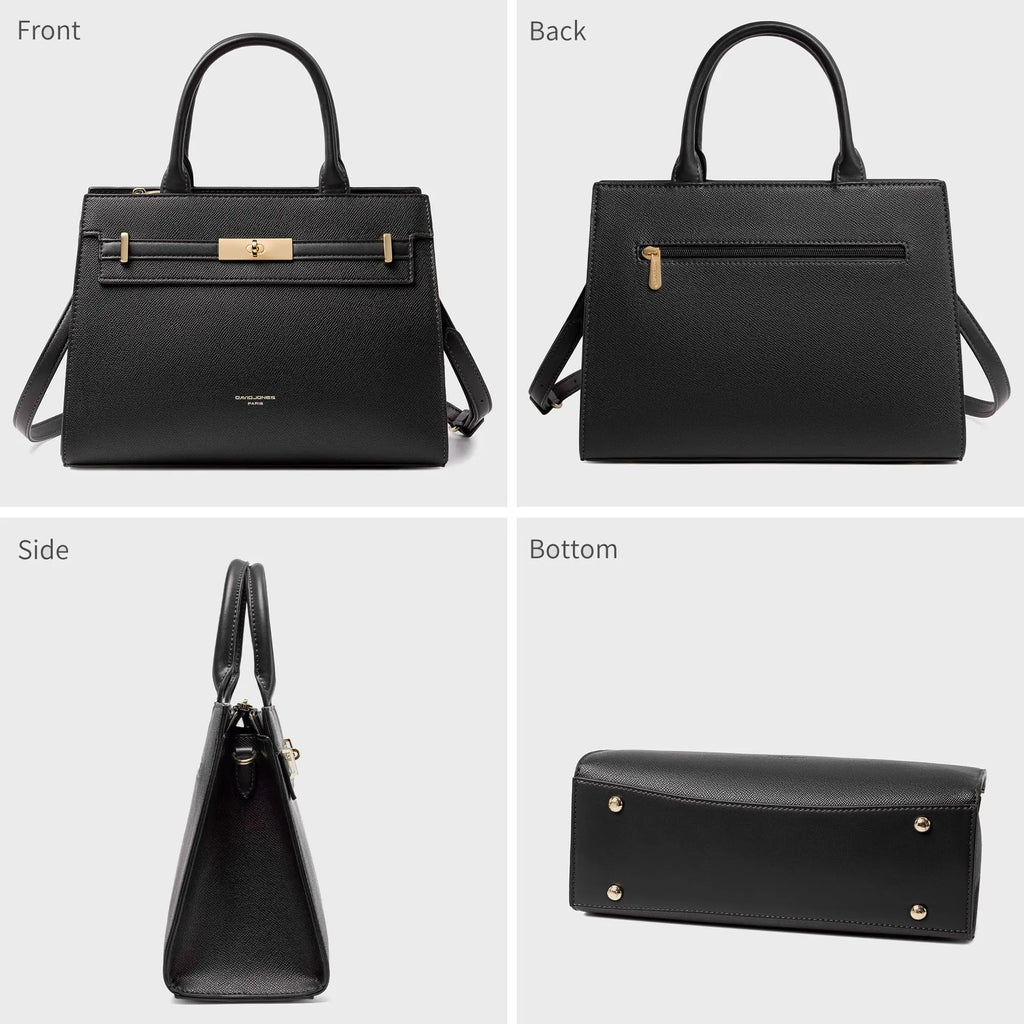 Sac à Main bandoulière avec une élégante boucle ceinture dorée David Jones