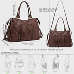 Grand Sac à Main Cabas XL Fourre-Tout Daim Suède David Jones