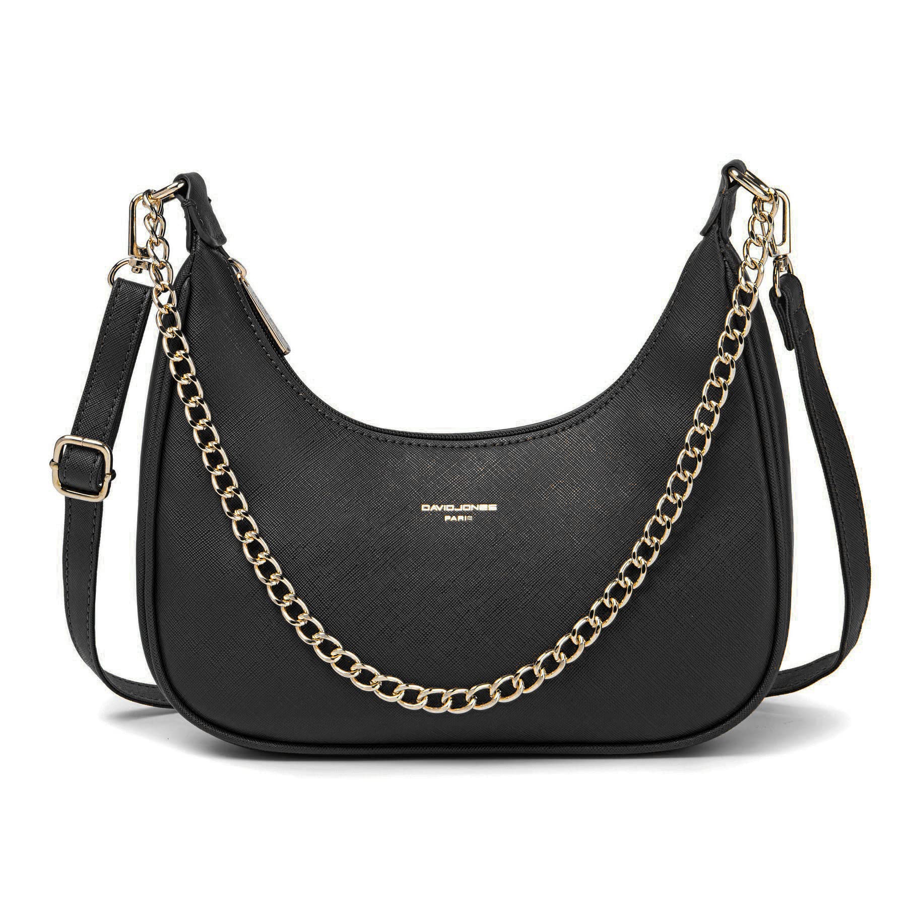 Petit sac porté épaule forme banane David Jones