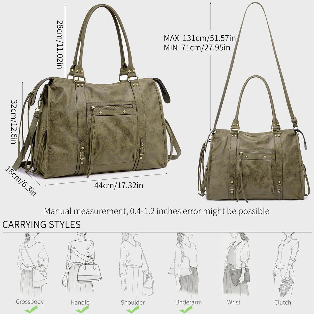 Grand Sac à Main Cabas XL Fourre-Tout Daim Suède David Jones