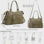 Grand Sac à Main Cabas XL Fourre-Tout Daim Suède David Jones