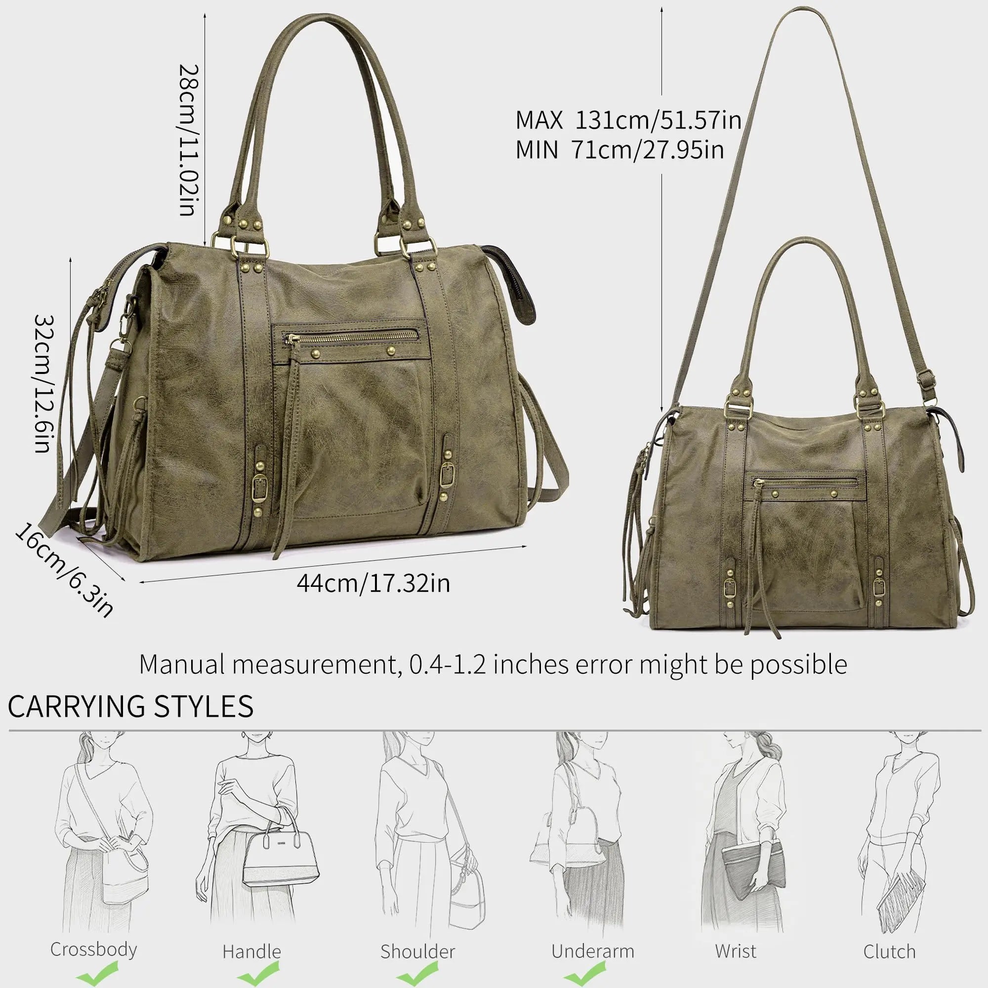Grand Sac à Main Cabas XL Fourre-Tout Daim Suède David Jones