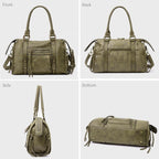 Petit Sac à Main Daim Porté Bandoulière Epaule Suède David Jones