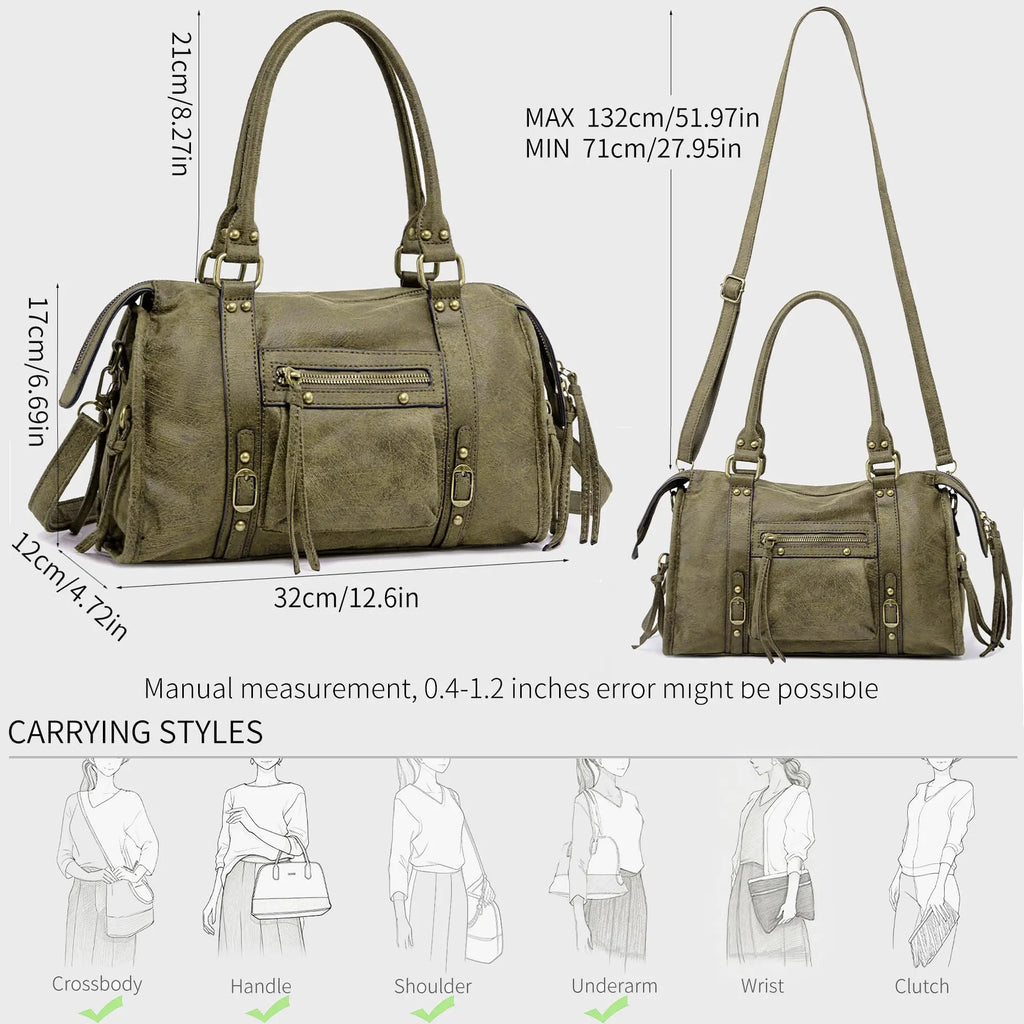 Petit Sac à Main Daim Porté Bandoulière Epaule Suède David Jones