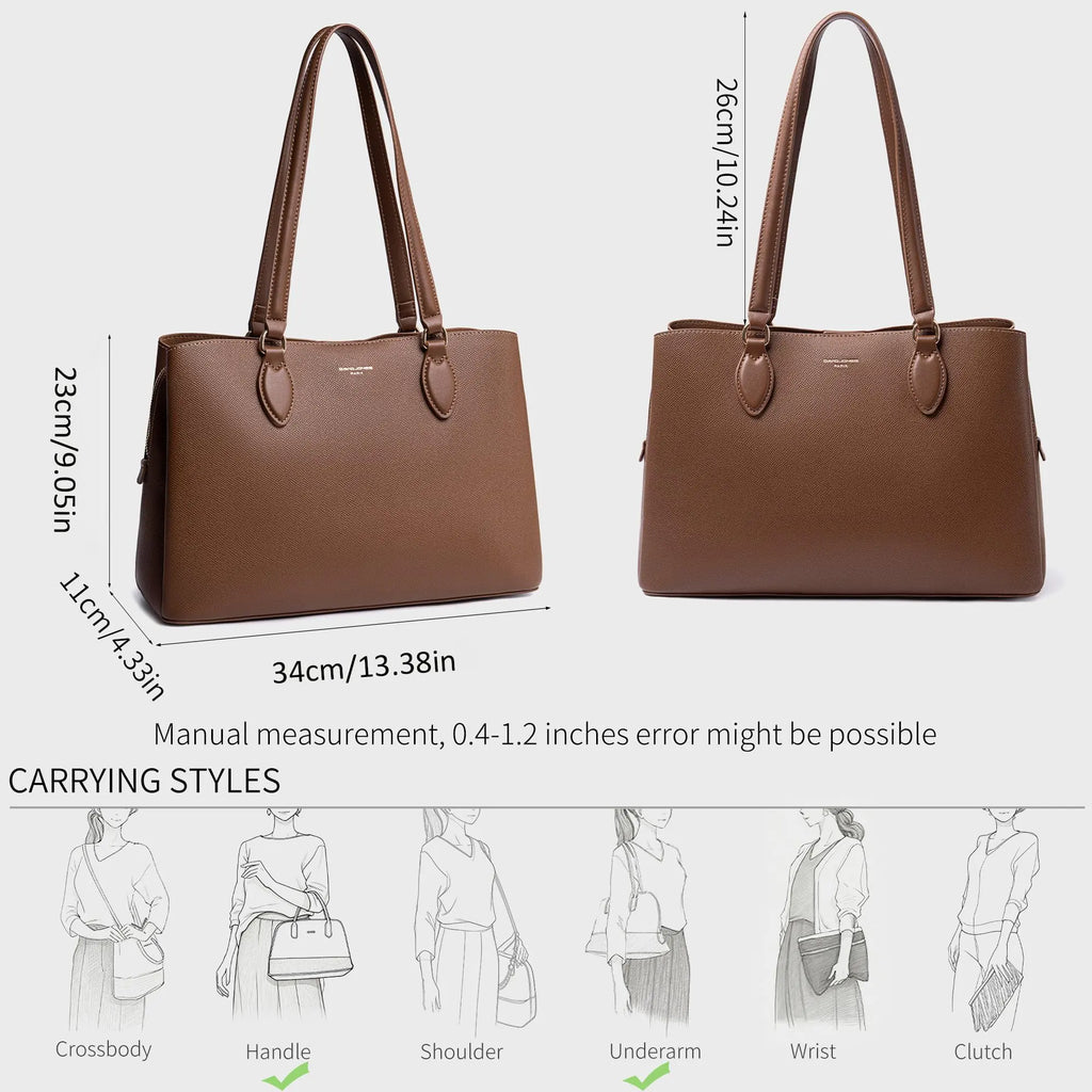 Grand Sac à Main Cabas A4 Porté Epaule David Jones